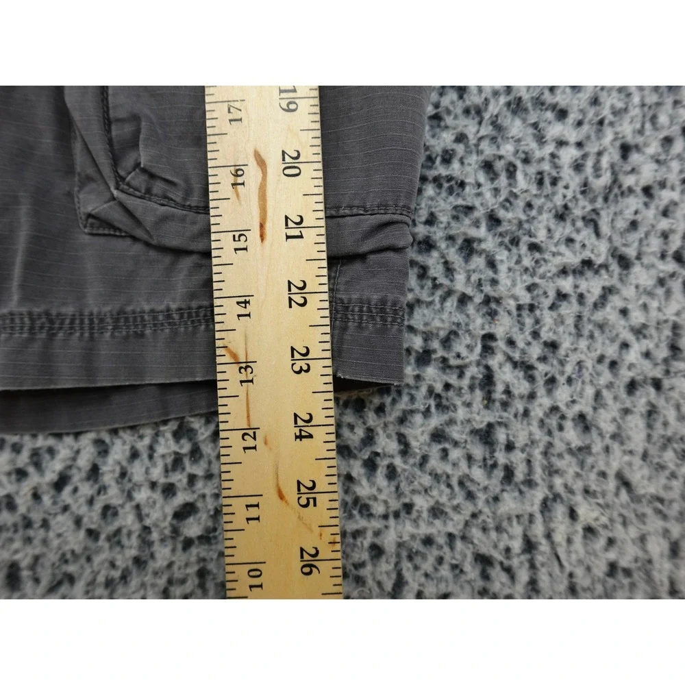 Unionbay‎ Cargo Shorts Mens 32 Gray Ripstop Multi-Pocket Utility Rugged